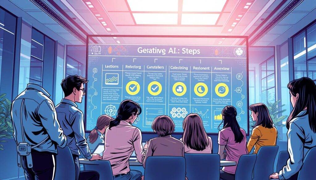 Generative AI adoption steps Generative AI adoption steps